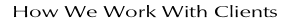 How We Work with Clients